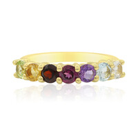 Mozambique Garnet Silver Ring