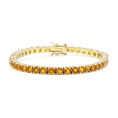 Madeira Citrine Silver Bracelet