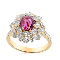 14K Mahenge Umbalite Garnet Gold Ring (de Melo)
