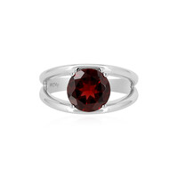 Mozambique Garnet Silver Ring