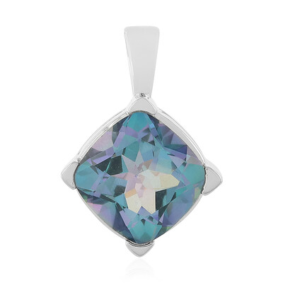 Ocean Quartz Silver Pendant