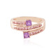 Unheated Ceylon Purple Sapphire Silver Ring (Adela Silber)