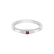Pink Spinel Silver Ring