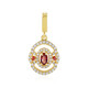 Tanzanian Ruby Silver Pendant