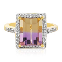 Ametrine Silver Ring