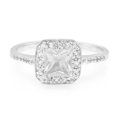 Petalite Silver Ring