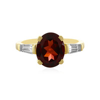 Indian Garnet Silver Ring