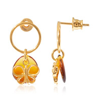 Baltic Amber Silver Earrings