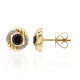 9K Songea Ruby Gold Earrings