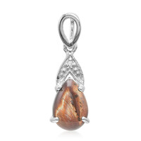 Red Tiger´s Eye Silver Pendant