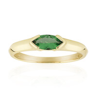 9K AAA Kenya Tsavorite Gold Ring