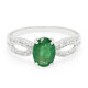 Bahia Emerald Silver Ring