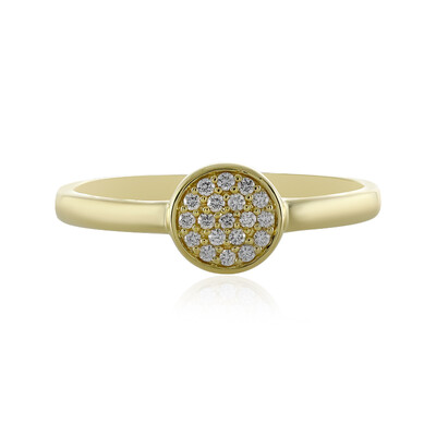 9K Flawless (F) Diamond Gold Ring (LUCENT DIAMONDS)