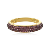 Rhodolite Silver Ring