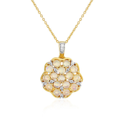Welo Opal Silver Necklace