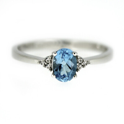 Swiss Blue Topaz Silver Ring