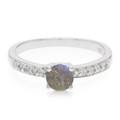 Romanian Spectrolite Silver Ring