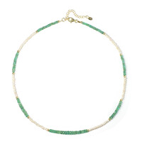 Brazilian Emerald Silver Necklace