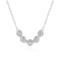 I2 (I) Diamond Silver Necklace