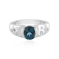 London Blue Topaz Silver Ring