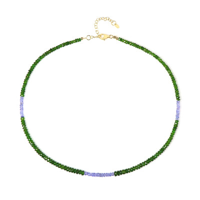 Russian Diopside Silver Necklace
