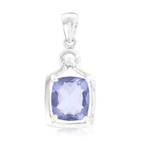 Colour Change Fluorite Silver Pendant