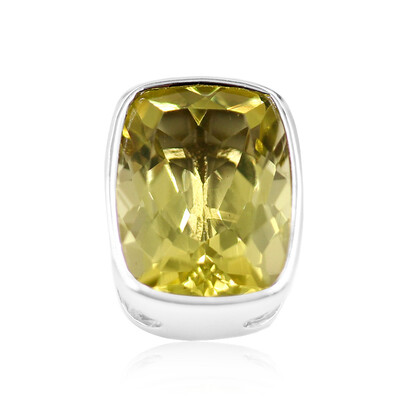 Ouro Verde Quartz Silver Pendant (MONOSONO COLLECTION)