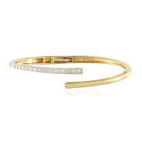 Zircon Silver Bangle