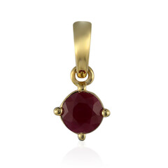 9K Kenyan Ruby Gold Pendant