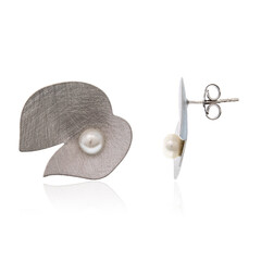 Freshwater pearl Silver Earrings (Joias do Paraíso)