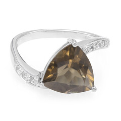 Smoky Quartz Silver Ring