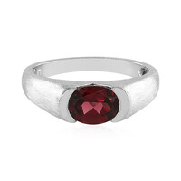 Mozambique Garnet Silver Ring