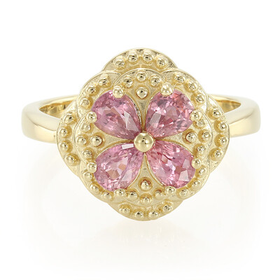 18K Unheated Padparadscha Sapphire Gold Ring (AMAYANI)