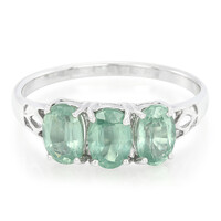 Mint Kyanite Silver Ring