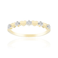 9K SI1 (G) Diamond Gold Ring
