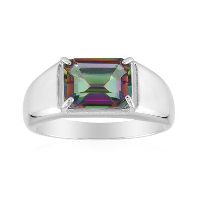 Mystic Quartz Silver Ring