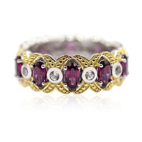 Rhodolite Silver Ring (Dallas Prince Designs)