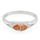 Padparadscha Sapphire Silver Ring