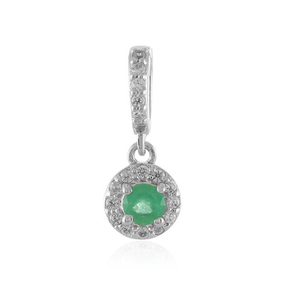 Ethiopian Emerald Silver Pendant