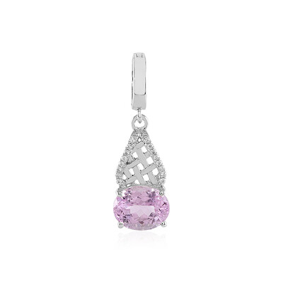 Kunzite Silver Pendant