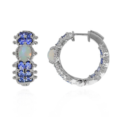 Welo Opal Silver Earrings (Dallas Prince Designs)