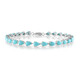 Sleeping Beauty Turquoise Silver Bracelet
