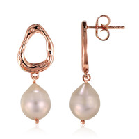Freshwater pearl Silver Earrings (TPC)