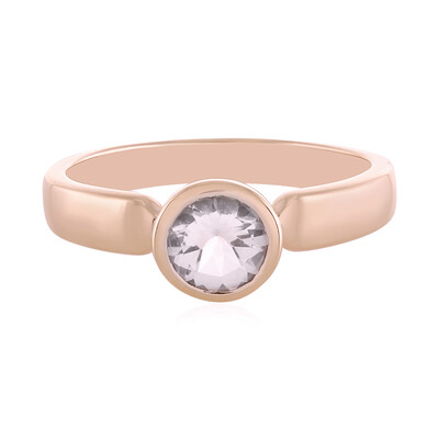 Morganite Silver Ring