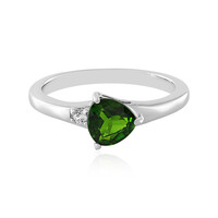 Russian Diopside Silver Ring