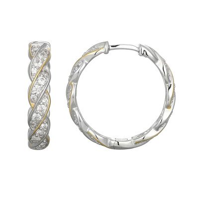 Zircon Silver Earrings