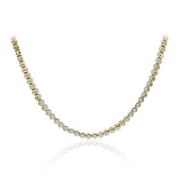 14K SI1 (G) Diamond Gold Necklace