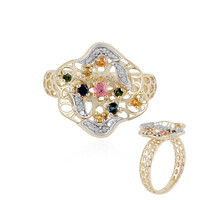 9K Pink Tourmaline Gold Ring (Ornaments by de Melo)