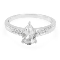 Glacier Topaz Silver Ring