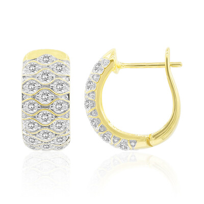 9K SI1 (G) Diamond Gold Earrings (Annette)
